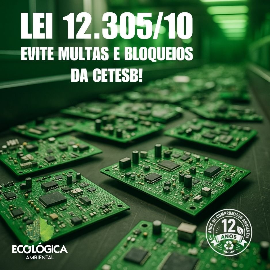 Placas eletrônicas para reciclagem - Lei 12.305/10