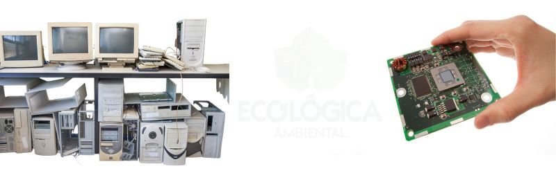 Equipamentos eletrônicos para reciclagem e placa de circuito