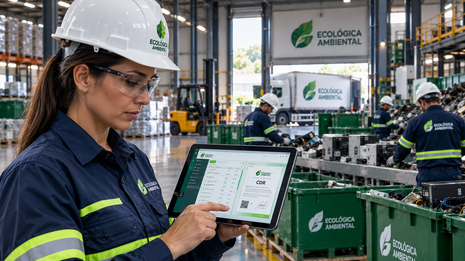 CDR e rastreabilidade digital de resíduos industriais