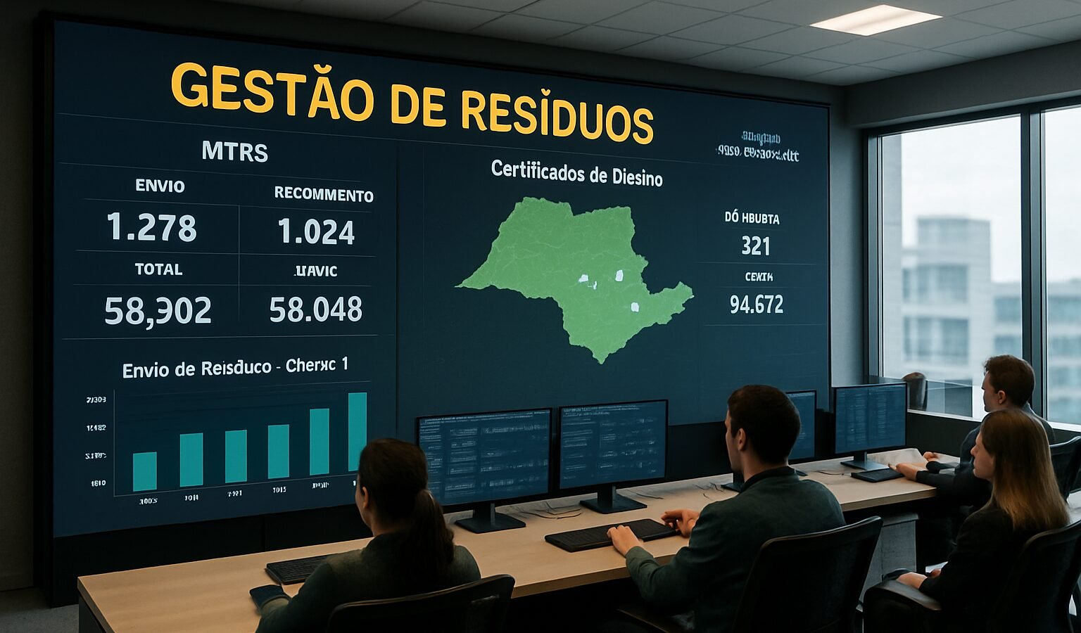 Atuação local com suporte estadual