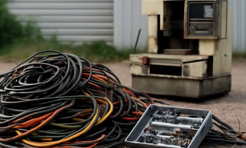 Como descartar fios e máquinas industriais de forma ecológica em Americana