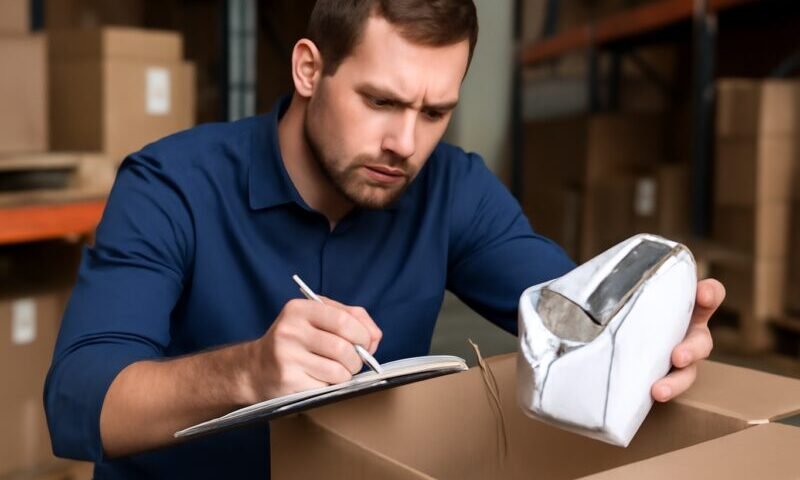 Como emitir laudo para descartar mercadorias avariadas e dar baixa no estoque