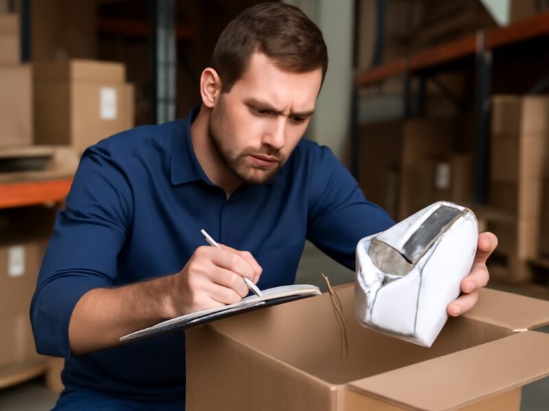 Como emitir laudo para descartar mercadorias avariadas e dar baixa no estoque