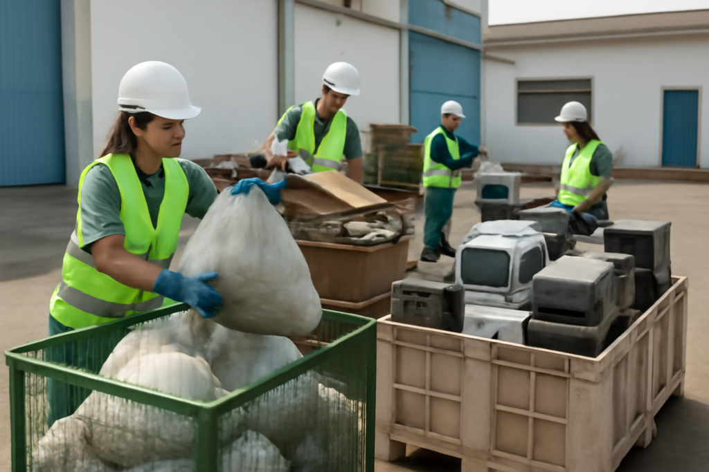 gestão de resíduos industriais Classe II em Americana-SP