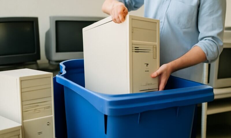 Guia completo para o descarte correto de computadores antigos nas empresas