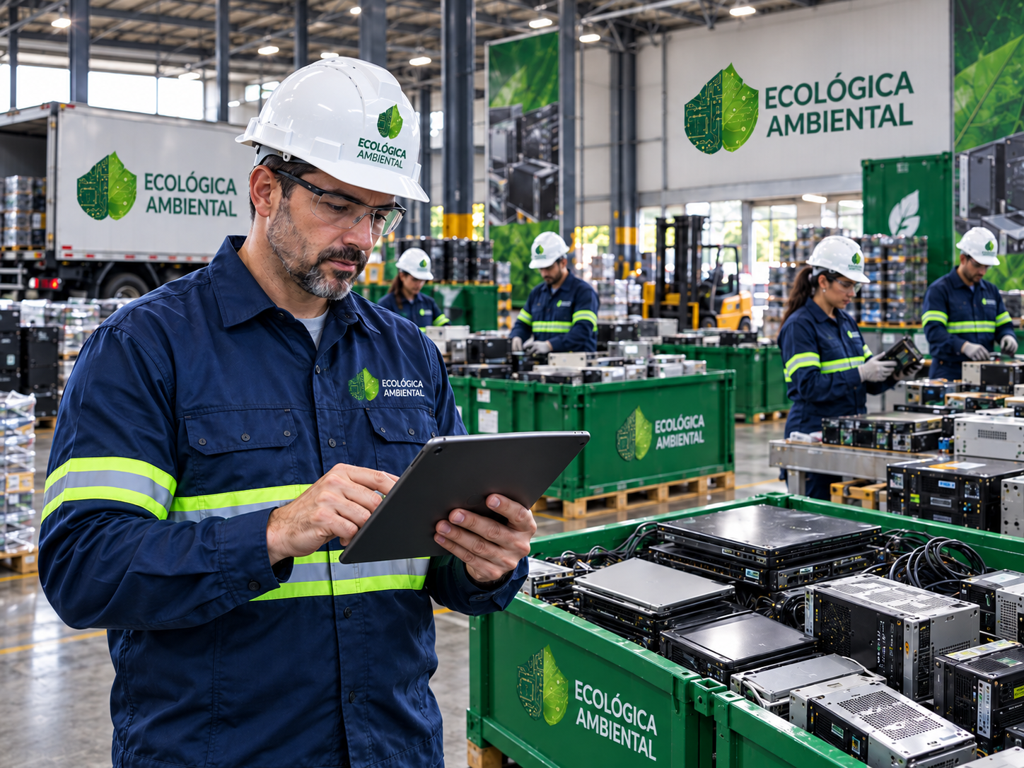 Logística reversa de eletrônicos e equipamentos de informática para empresas