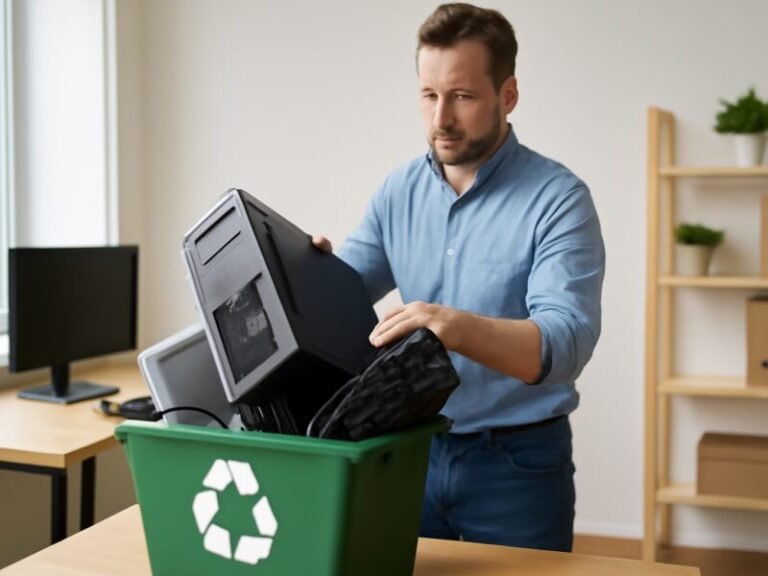 Passo a passo simplificado para coleta de e-lixo empresarial