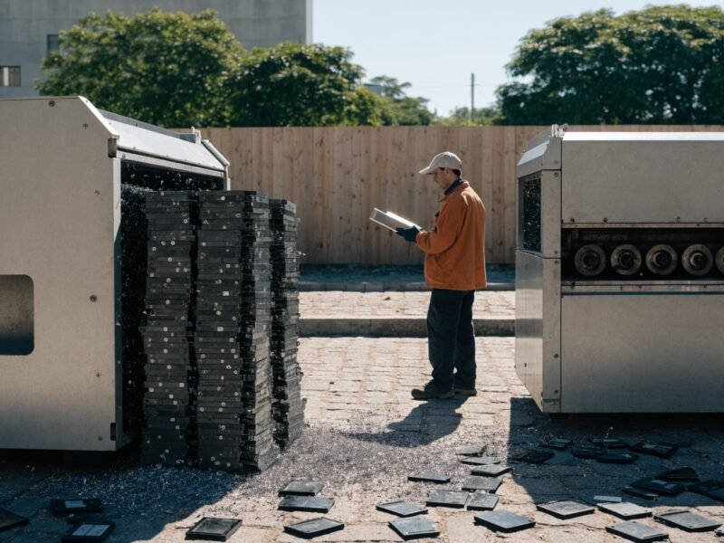 Profissional realizando destruição de HD para proteção de dados e marca em São Paulo