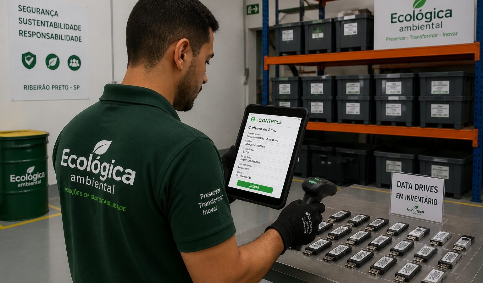 Certificados digitais para comprovação de lixo digital em Ribeirão Preto, SP