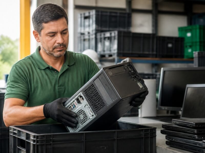 Coleta de lixo digital de confiança em Sorocaba-SP - SP com equipamentos eletrônicos separados