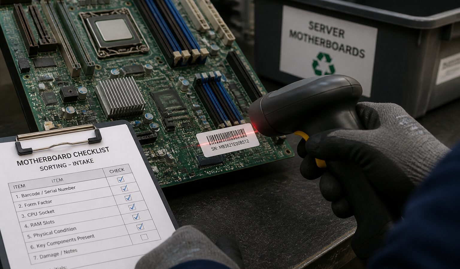 CDR garantido para equipamentos eletrônicos descartados