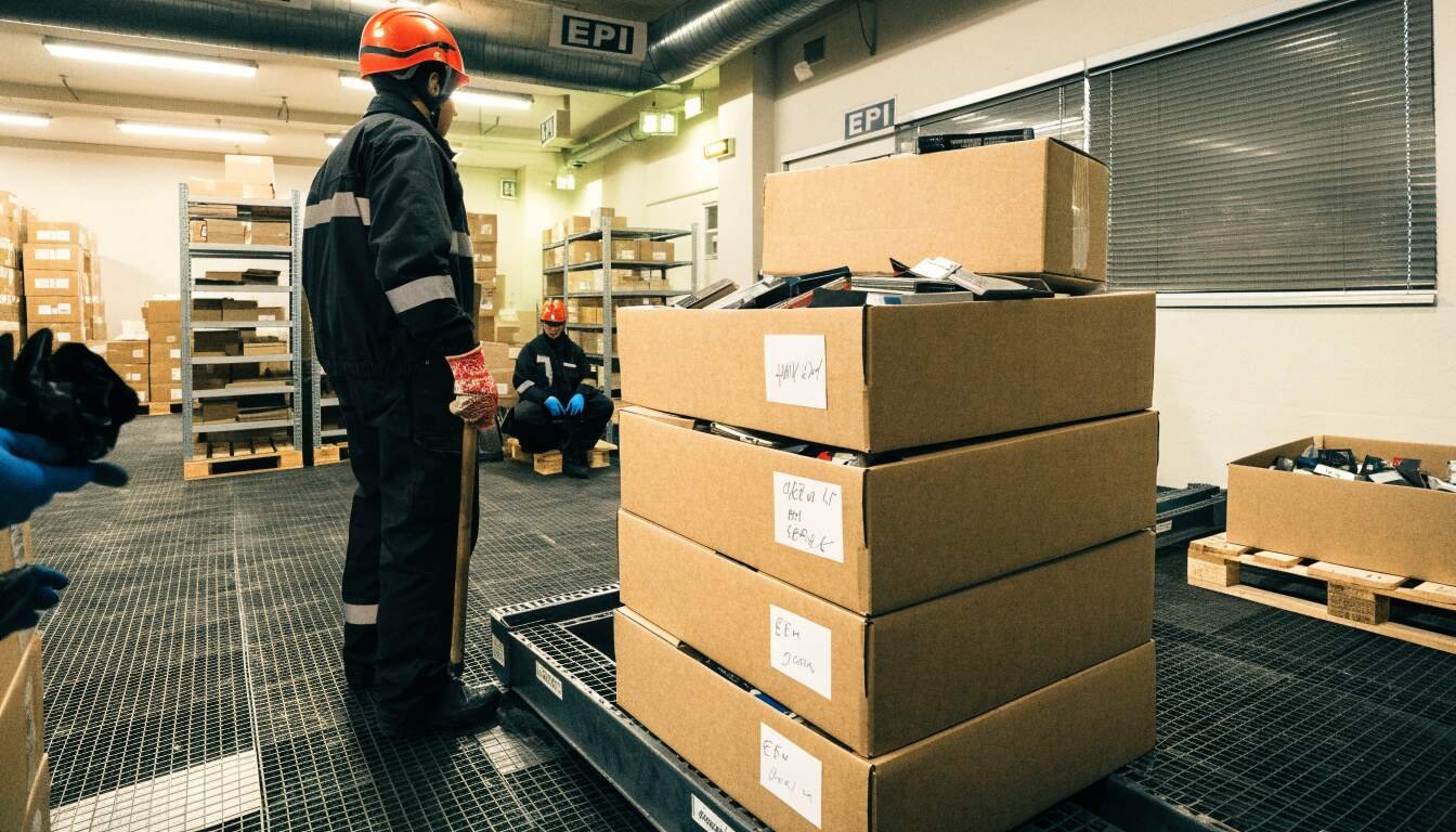 Protocolo LGPD integrado ao descarte físico