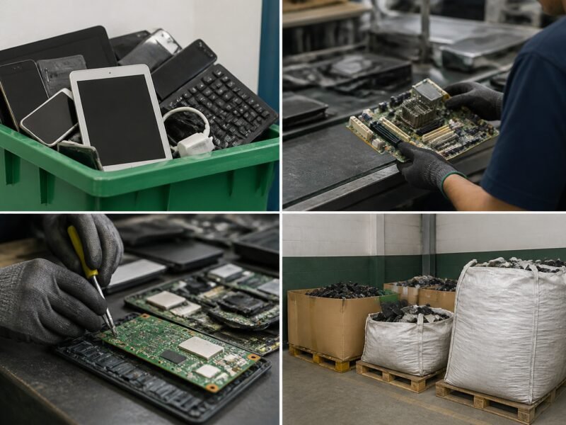 Fluxo de coleta e destinação do lixo digital com rastreabilidade em São José dos Campos-SP