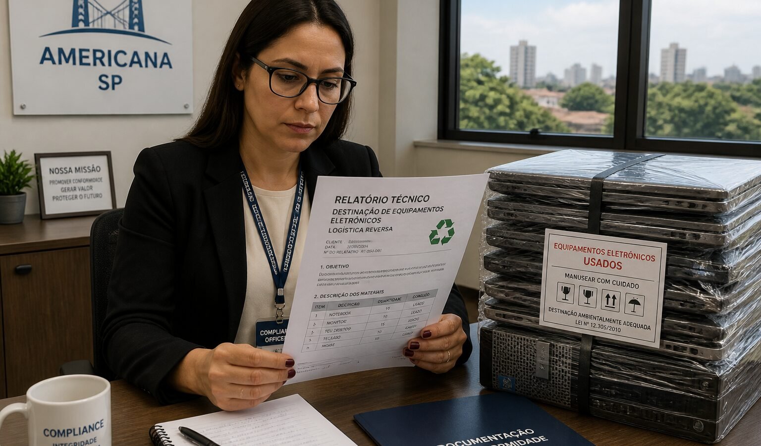 Laudo com validade jurídica e rastreabilidade