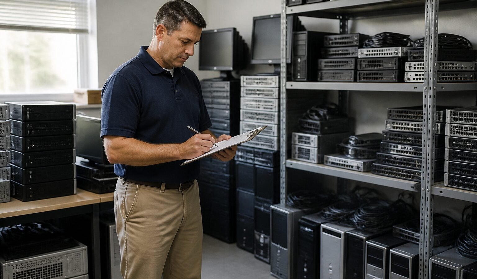 Seus dados não podem sair da empresa junto com o equipamento
