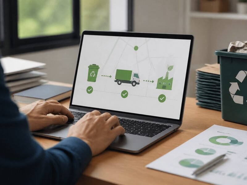 Fluxo de rastreabilidade digital de resíduos eletrônicos em Ribeirão Preto-SP