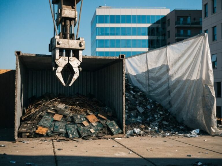 Processo de reciclagem de lixo eletrônico com emissão de laudo de destruição de equipamentos em São Paulo